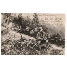 Franz Josef and trophy deer - for 60th birthday