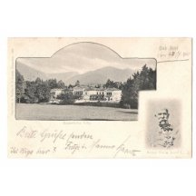 Imperial villa with portrait of Franz Joseph