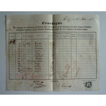 Large size - A3 - letter station / dispatch of goods transported by train 