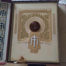 Kniha o císaři - Franz Josef I. - č.2 pouze litografie / v české verzi , super stav