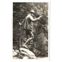 Bronze statue of Franz Joseph on hunt