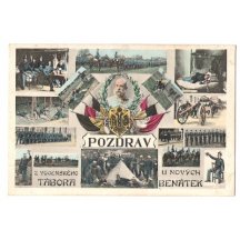 Greetings from the military camp at the New Venice - Nových Benátek