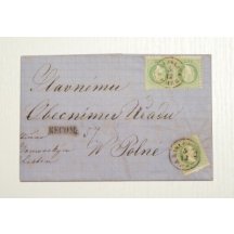 Certified mail, 5 times 3 Kr., green