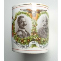 Hrníček s císaři FJI a WII