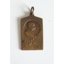  Bronzová plaketa s portrétem císaře 