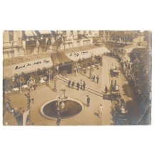 Visit of emperor Franz Joseph in Pupp hotel