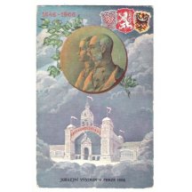 Emperor Franz Joseph and jubilee exhibition in Prague , 1908