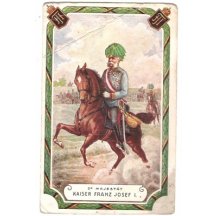 Císař Franz Joseph na koni
