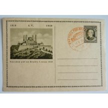 Slovensko - celina Bradlo - razítko Brezová pod Bradlom / autopošta