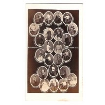 Celá císařská rodina v miniportrétech-deskové foto