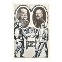 Wilhelm and Franz Joseph and looking at soldiers