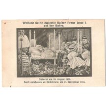 Few postcards with funeral topic - Franz Joseph