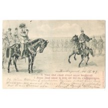 Franz Josef a Wilhelm, každý z nich vede své vojáky