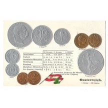 Postcards with Austrian coins 6