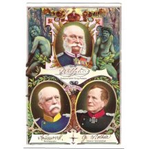 Emperor Franz Joseph , German chancellor and general - marshal 