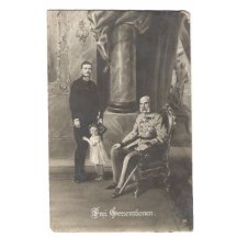 Sedící Franz Josef a stojící Carl Franz Josef