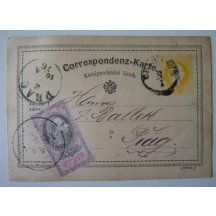 Austria - Stationery ,, Žluťásek,,franked stamp ... exceptional integrity 