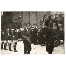 Franz Joseph placement of remains in mourning carriage