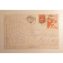 Postcard evakuated by advertising mark Spitzbergen - rare