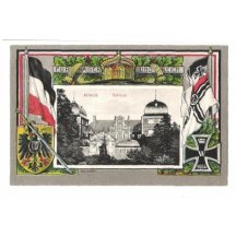 Postcard with imperial castle Ahaus