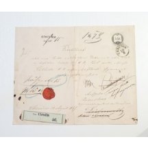 Railway letter valued with 5Kr fee stamp
