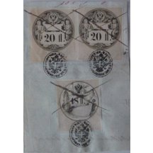  printed fee stamps 