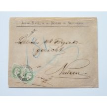 Evaluated letter 5 times 3 Kr. and 1 time 5 Kr. - Ferchenbauer doesn´t mentions it