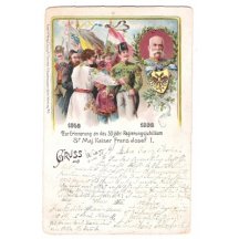 Oslava narozenin Franz Josefa- 50.výročí