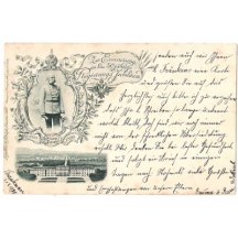 Emperor Franz Joseph and palace , Passau