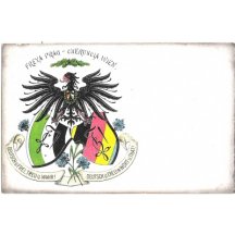 Německá orlice s heslem : Deutsch u. Frei , Treu u. Wahr