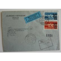 Switzerland - an interesting air letter 