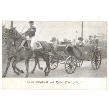Císař Wilhelm II. a císař Franz Josef jsou na cestě