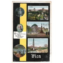 Patriotic - portrait of emperor, soldier and Vienna