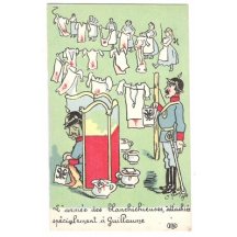 Emperor Wilhelm was hiding in a corner