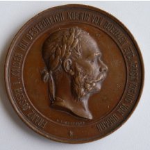 Medaile ze Světové výstavy ve Vídni na téma Zásluhy