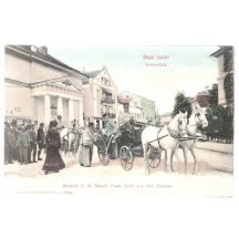 Franz Josef přijel na Křížové náměstří, Bad Ischl