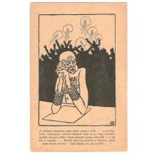 Emperor Franz Joseph with a message after the end of the war