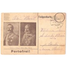 Franz Joseph and Wilhelm in ceremonial uniforms