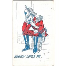 Frustrated Wilhelm is siting on a stairs