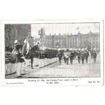 1900 - may - june, visit to Berlin - Franz Josef and William