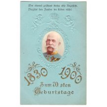 Blahopřání k sedmdesátým narozeninám Franz Josefa