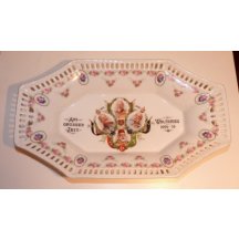 Ozdobná mísa s portréty čtyř evropských mocnářů 