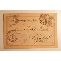 Austrian card , evaluated by 2 Kr. - rare