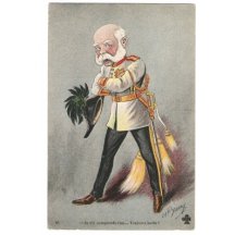 Franz Joseph I. - caricature
