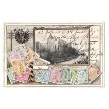 Cheb - stamps and eagle