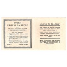 Official stamps on letters