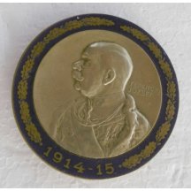 Dva kusy smaltovaných medailí 