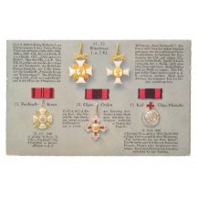 Honour of Olga , Medal of Carl Olga , Cross for merits and Knight cross