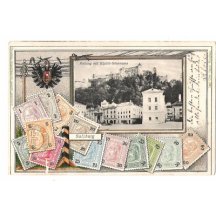 Salzburg - stamps and eagle