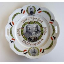 Talíř s FJ a W ... 1.typ opisu